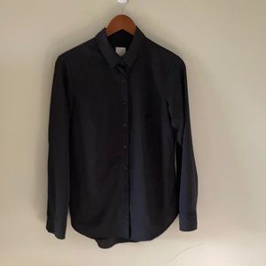 Black long sleeve blouse